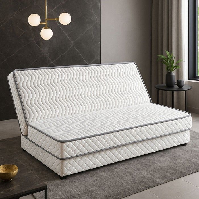 Materasso - JULIEN BEDDING - Click Clack - 120x190 cm - Spessore 10 cm - 5 zone di comfort