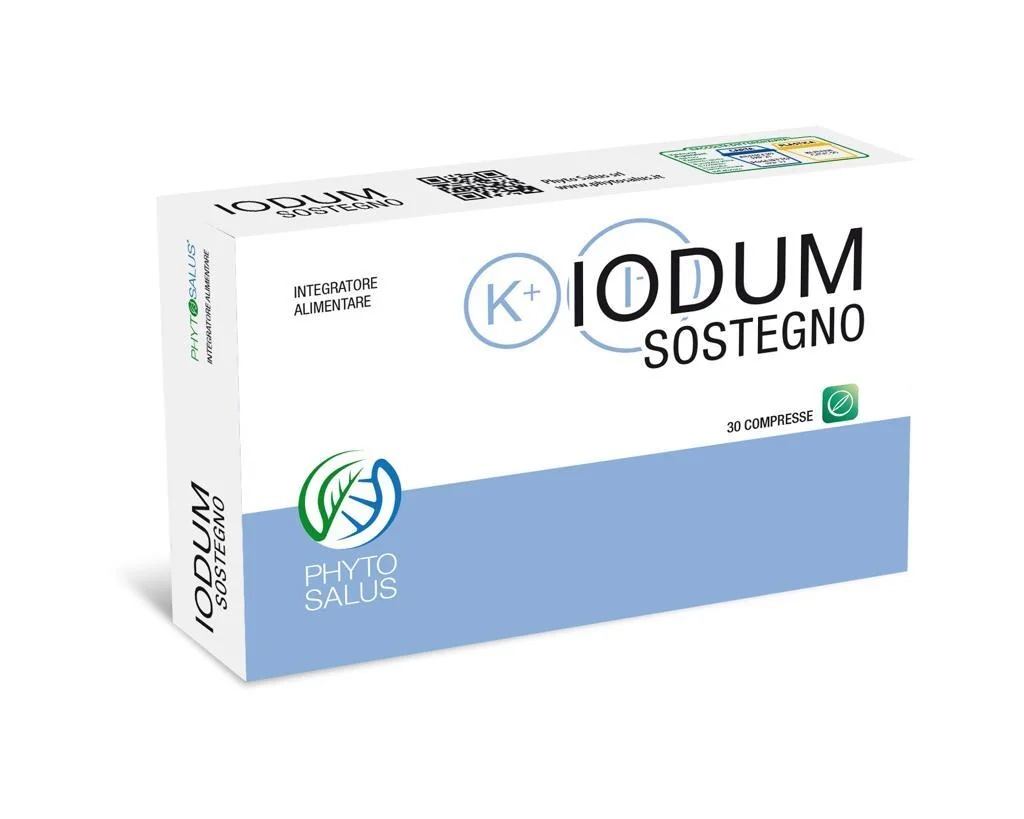 PHYTO SALUS K+ Jodium Kaliumjodide Ondersteuning – 30 tabletten met 225 mcg jodium voor een gezonde schildklier