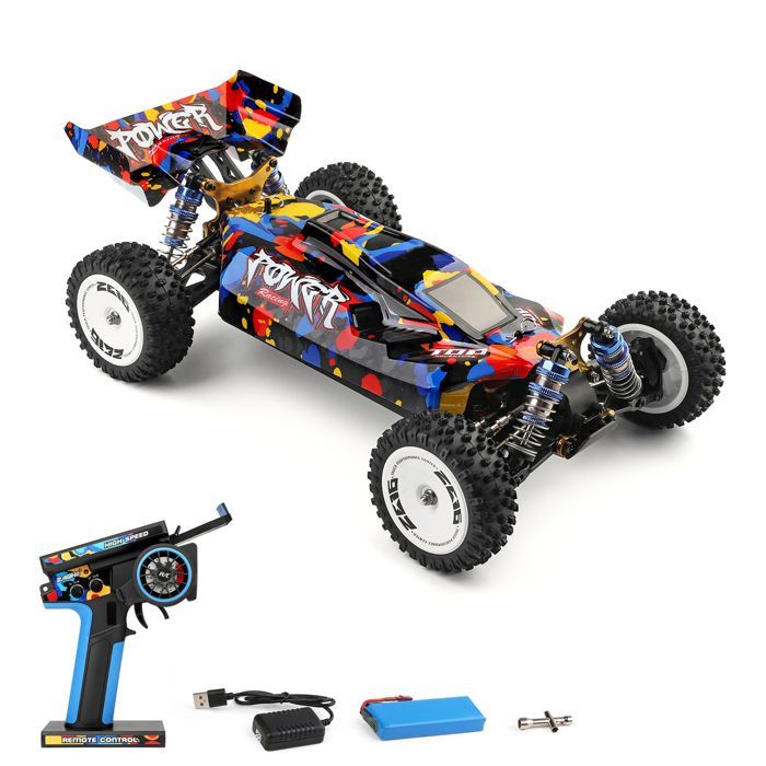 Coche teledirigido WLtoys XKS 124007 a escala 1/12, Shipenophy, 4x4, 75 km/h, motor sin escobillas, vehículo de metal para carreras y escalada todoterreno, regalo para adultos