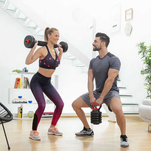 Sixfit Innovagoods 6-in-1 verstelbare gewichtenset met trainingshandleiding