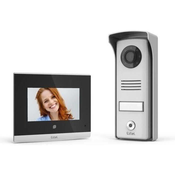 Videoportero Extel Compact de 4 pulgadas con botones táctiles