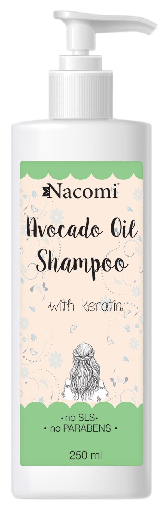 Šampon z avokadovim oljem in keratinom Maske za lase