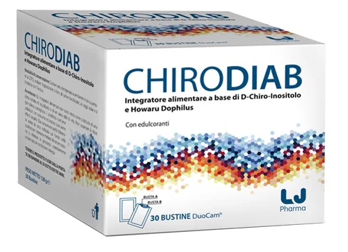 LJ PHARMA Chirodiab 30 sachets Voedingssupplement voor metabole dysmetabolisme