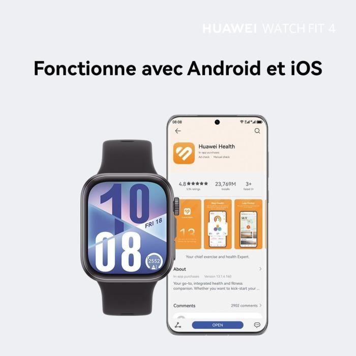 Smartwatch - HUAWEI - Watch FIT 4 - White