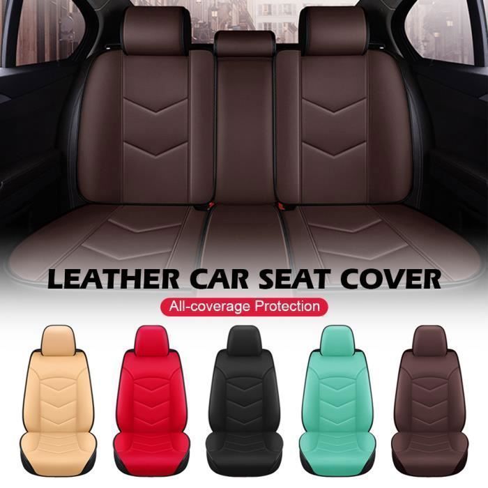 Autositzbezug – MOMOTOU – Beige – PU-Leder – Verschleißschutz – Airbag-kompatibel