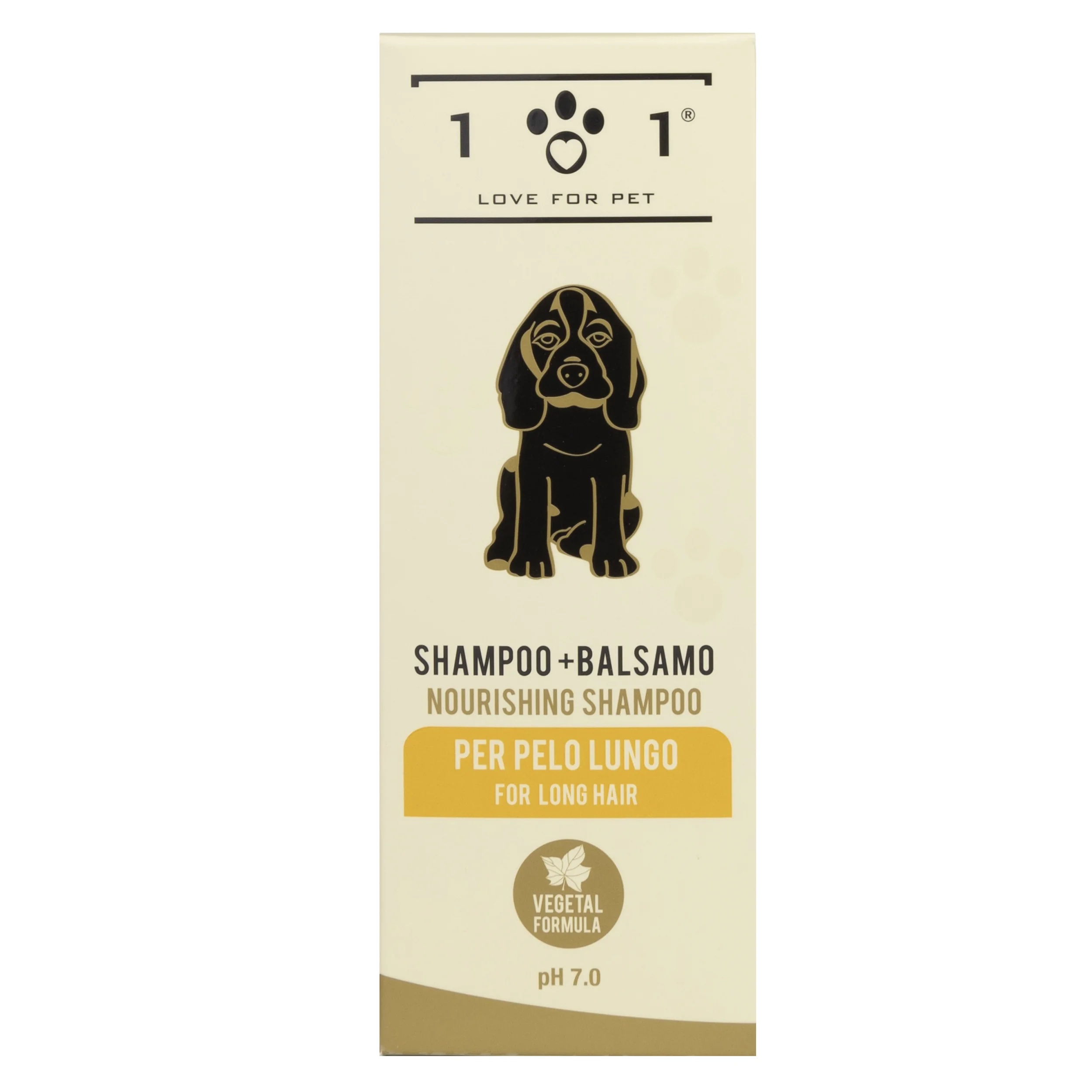 LÍNEA 101 101 Love For Pet Champú + Acondicionador para pelo largo 250 ml Para perros
