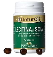 Naturando voedingssupplement met sojalecithine, 70 capsules
