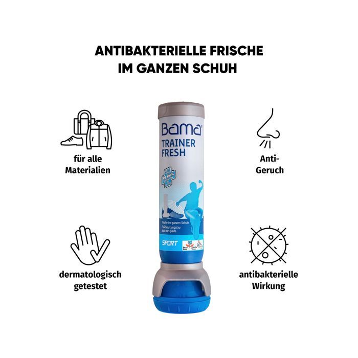 Desodorante para calzado - Bama - Trainer Fresh - Spray 3 x 100 ml