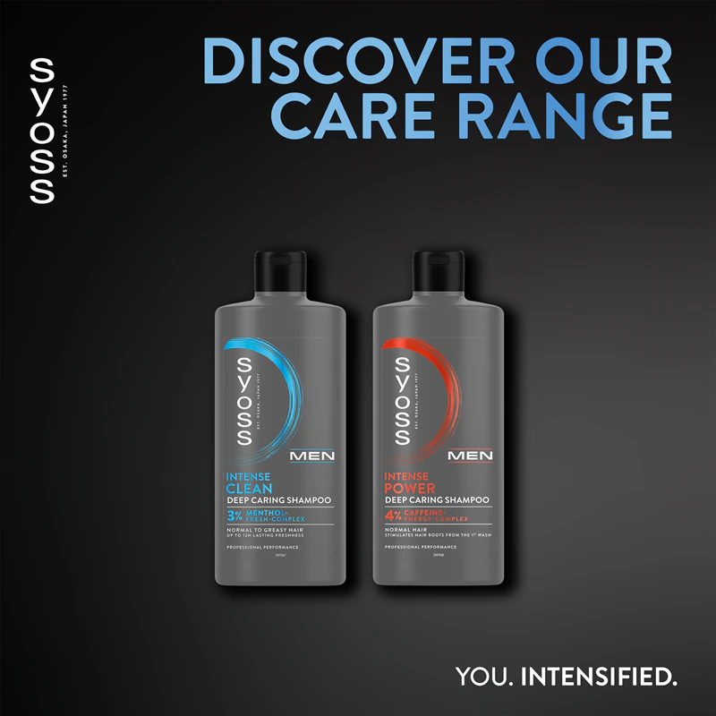 Šampón Syoss Men Intense Clean pre normálne a mastné vlasy