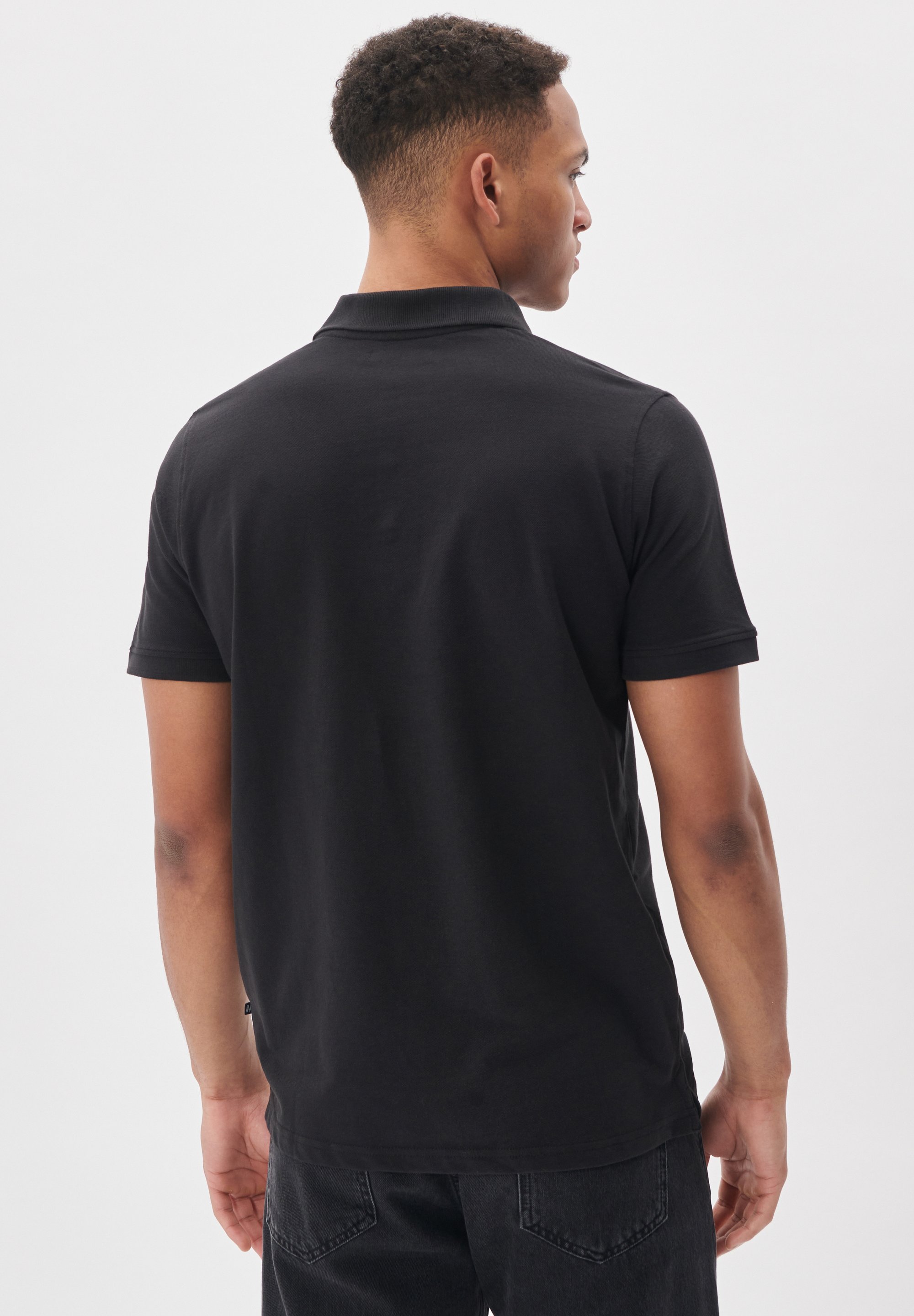 Matinique POLEO MELANGE - Poloshirt - zwart