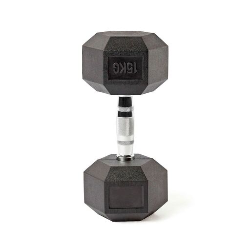  Wod Singular Hexagonal Dumbbell 15 Kg (No Logo)