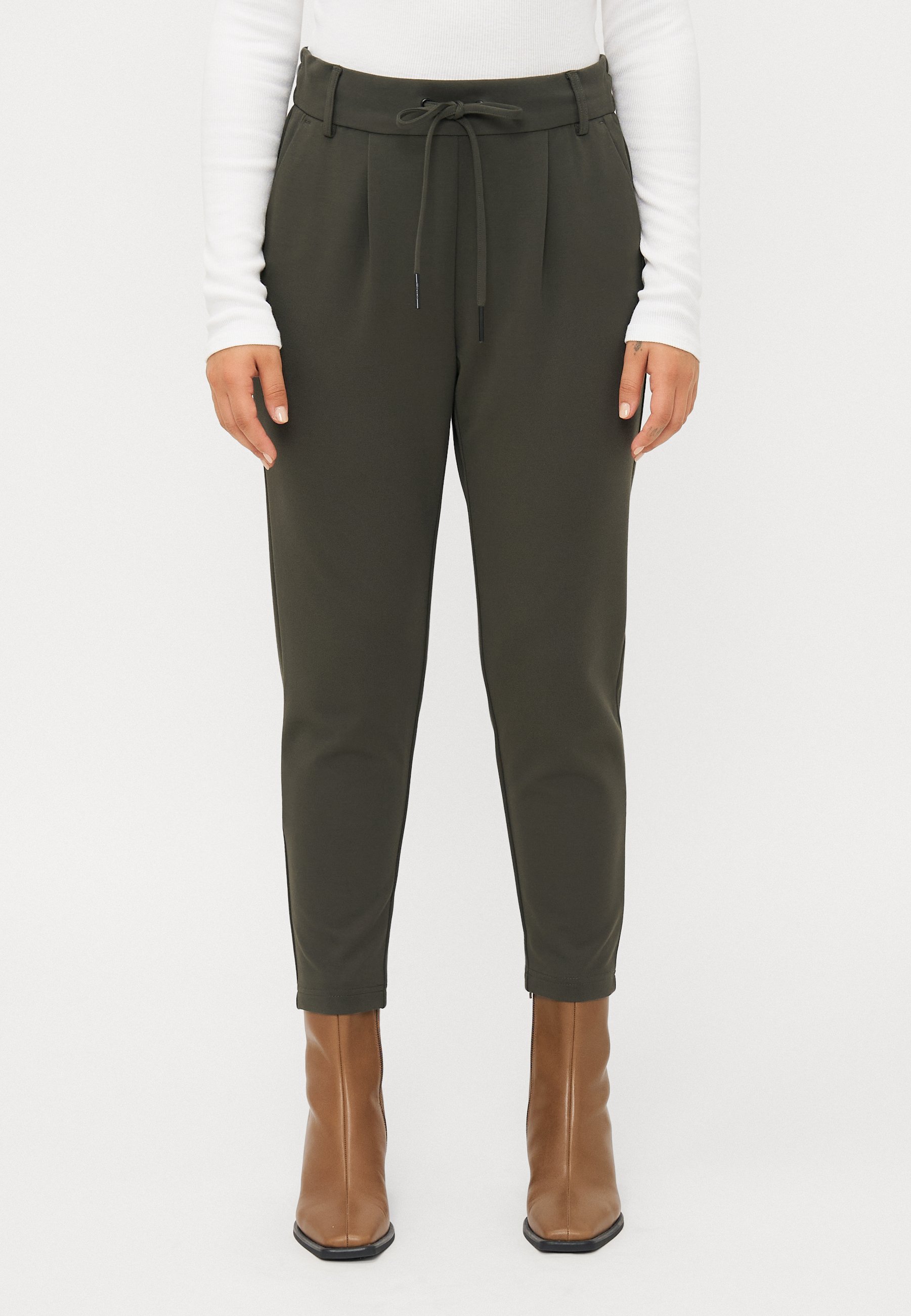 UNIQUEMENT Petite SUR ONLPOPTRASH LIFE EASY - Pantalon - tourbe