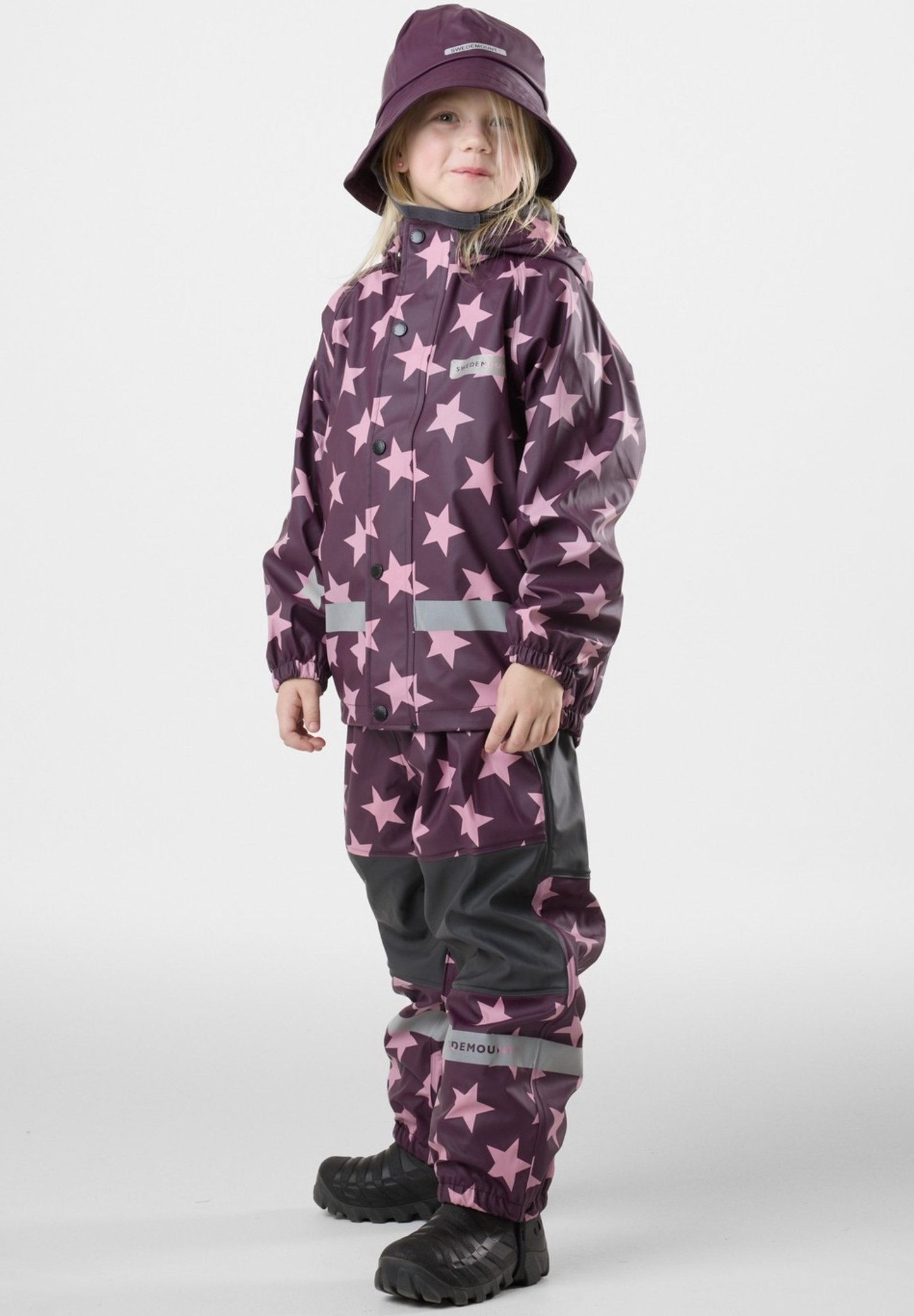 Ensemble Swedemount DROP - Combinaison de ski - prune rose clair