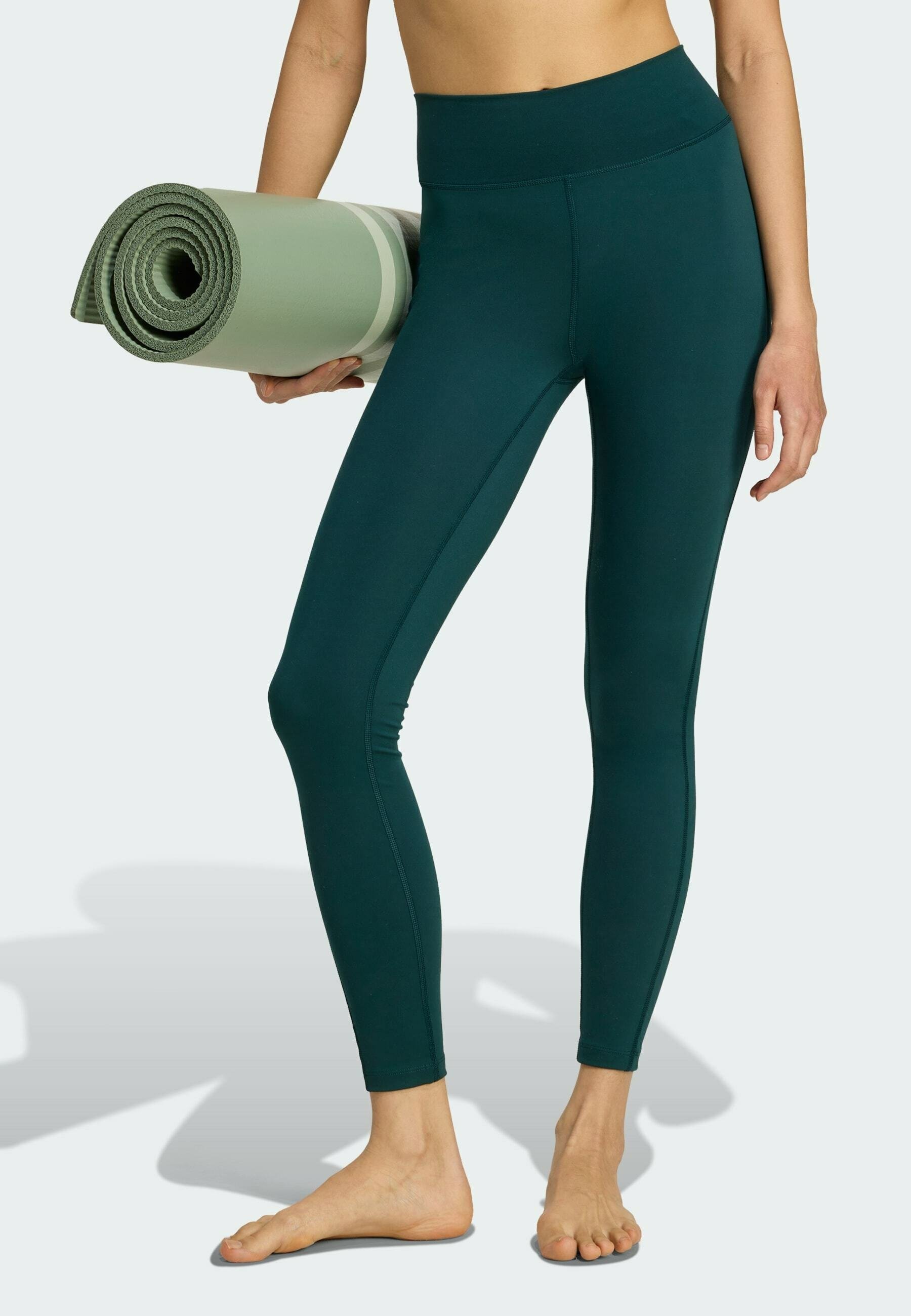adidas Performance ALL ME ESS - Leggings - aurora ivy aurora ivy