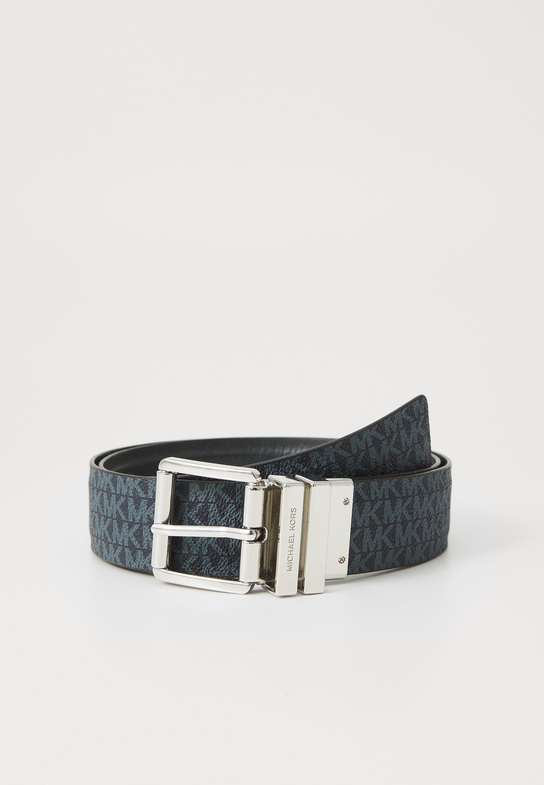 MICHAEL Michael Kors OMKEERBARE RIEM MET AFGEVLAKTE RAND - Riem - donker chambray