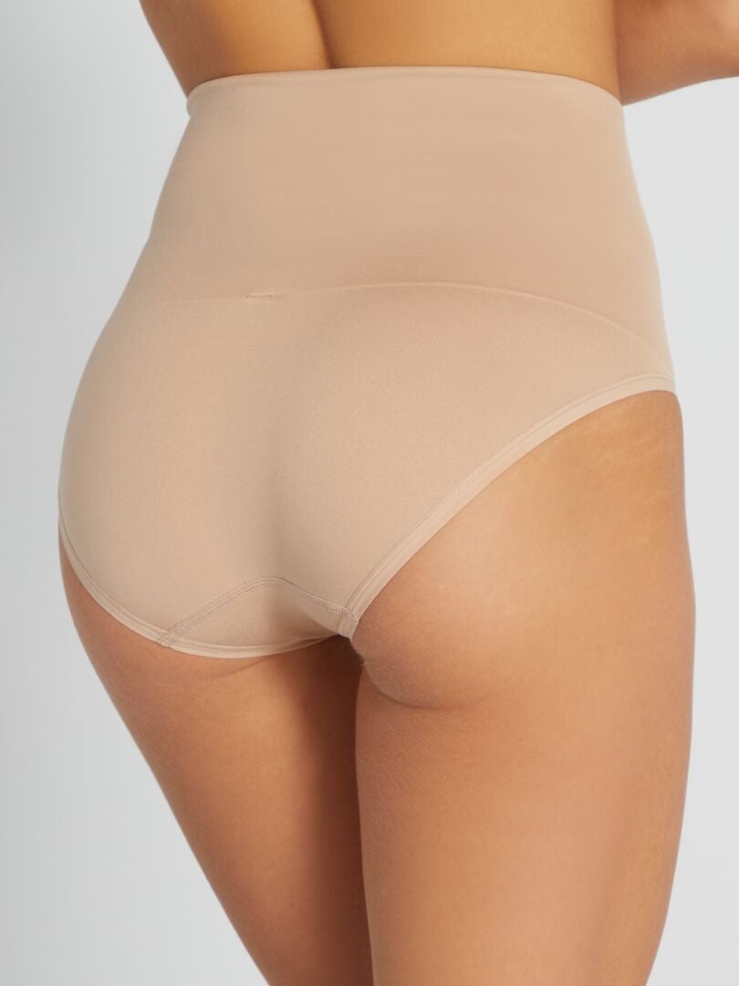 Corrigerende slip met hoge taille - ROZE