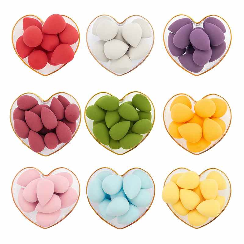 mini œuf de beauté coloré, éponge à maquillage, coussin pour fond de teint et poudre, outil de beauté