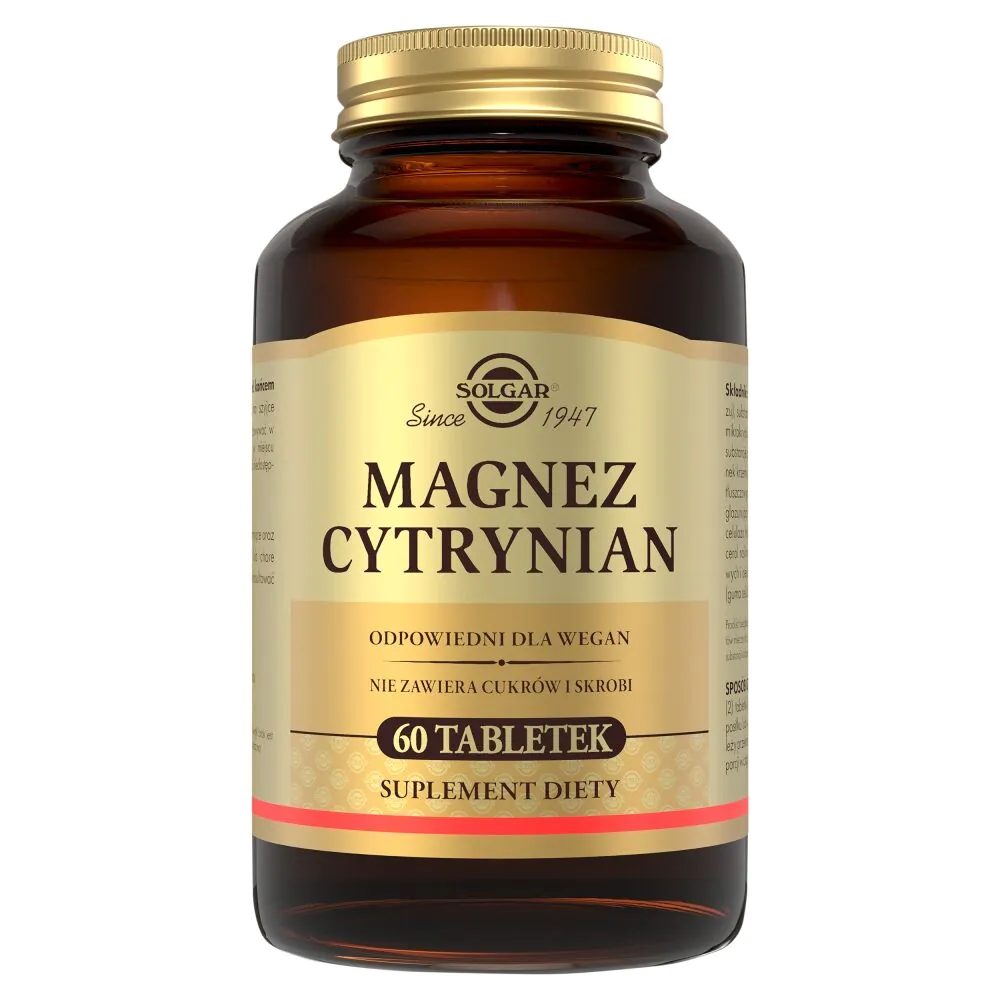 Solgar Magnez Cytrynian tabletki