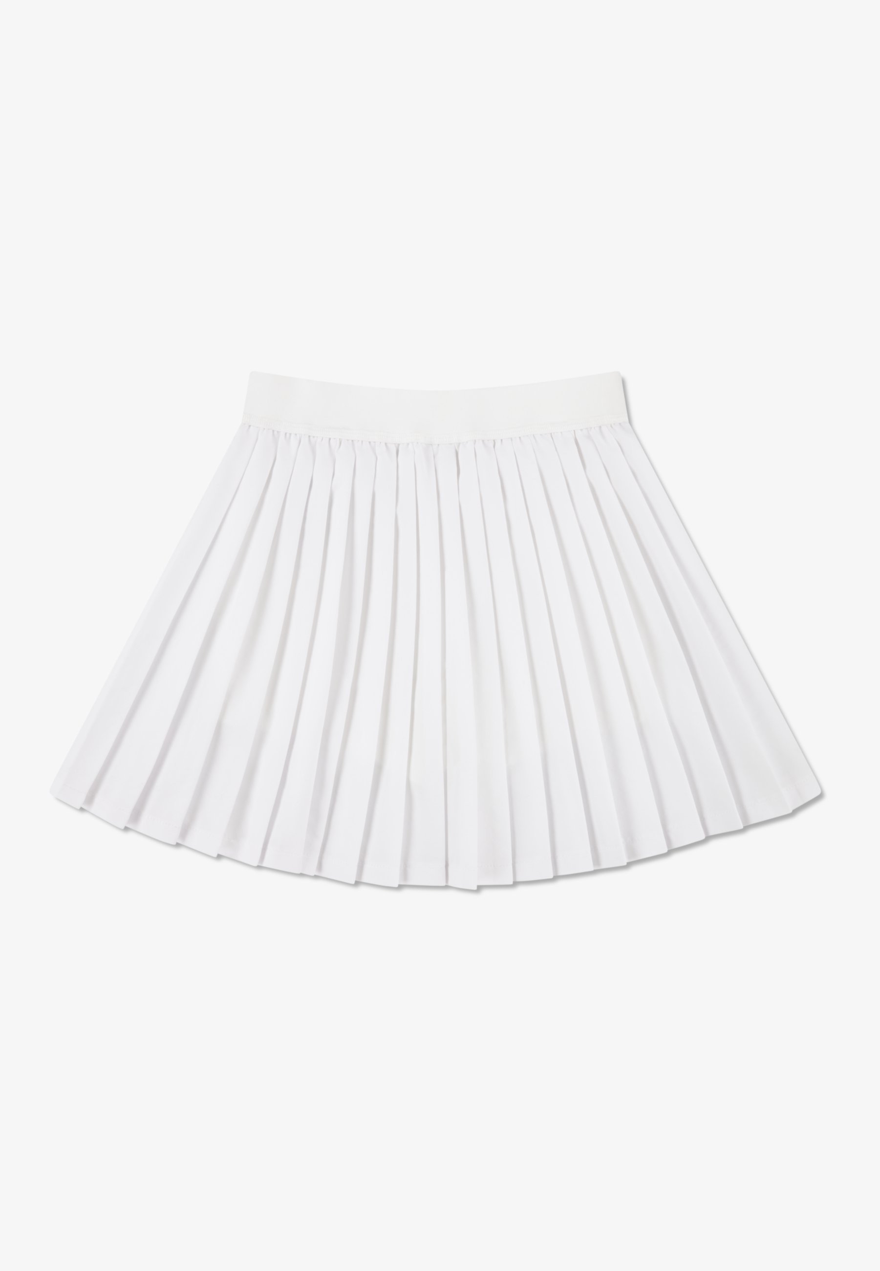 Jupe plissée sport logo Lacoste - Mini-jupe - blanche