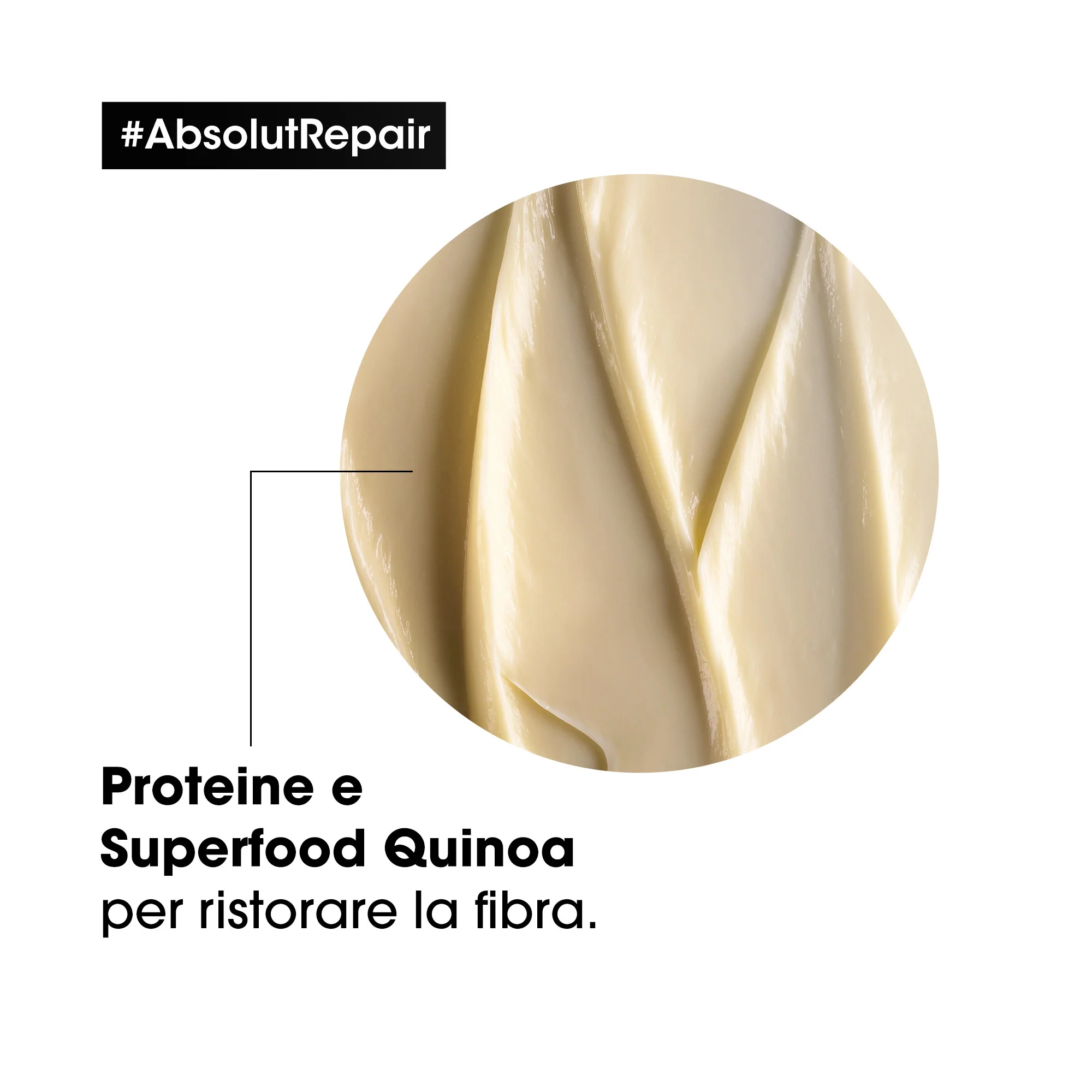 SERIE EXPERT New Absolut Repair Mask - Maschera Riparatrice Capelli, Maschera Nutriente Capelli