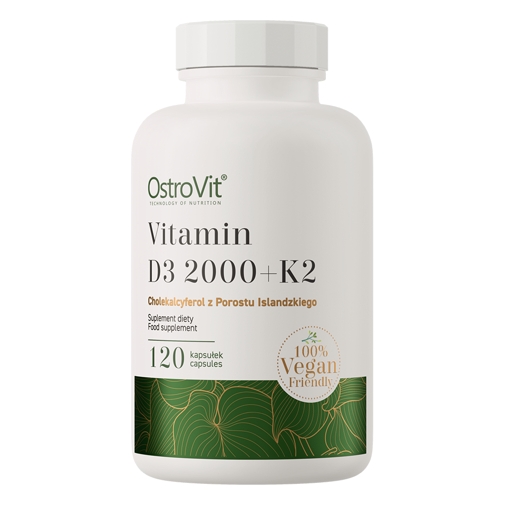 OstroVit Vitamin D3 2000 IE + K2 VEGE