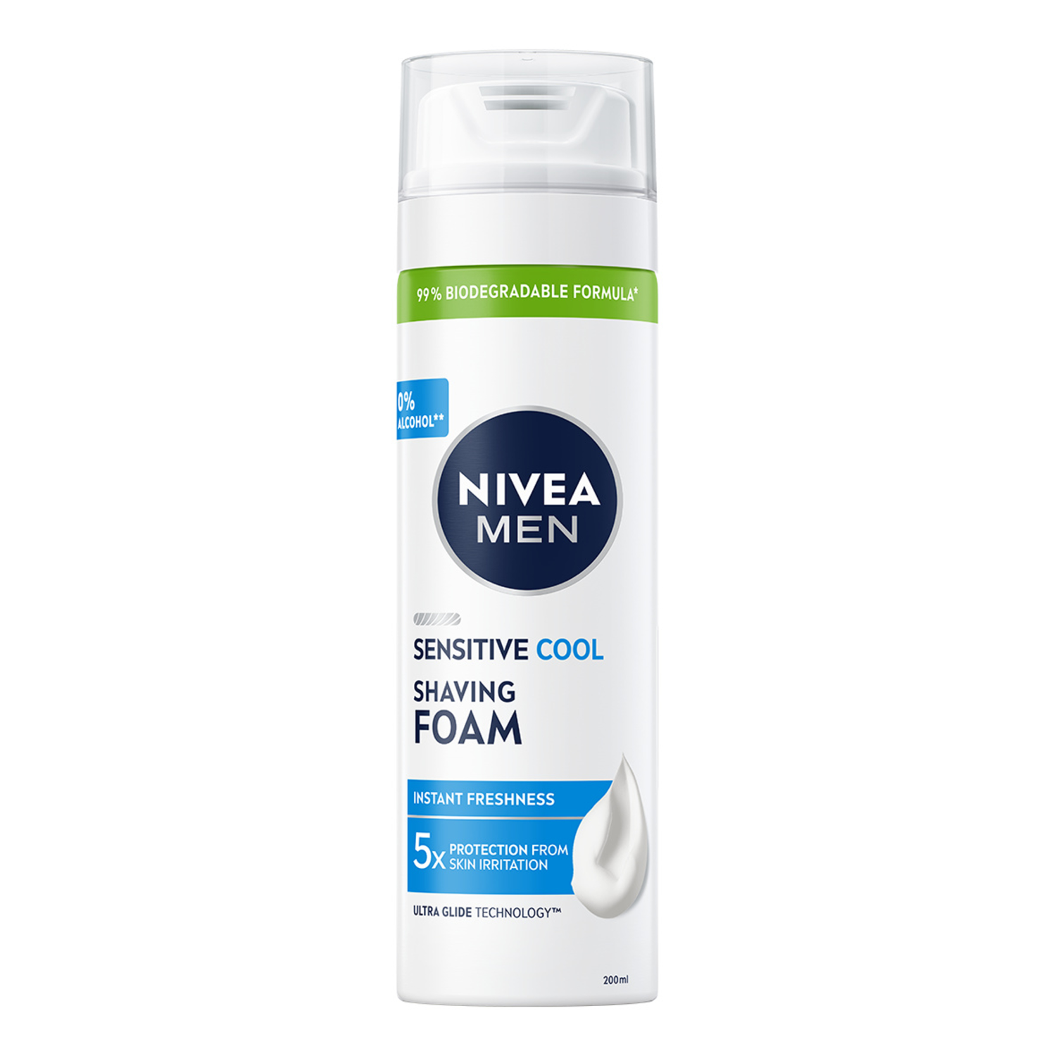 Nivea hladilna pena za britje 200 ml Sensitive