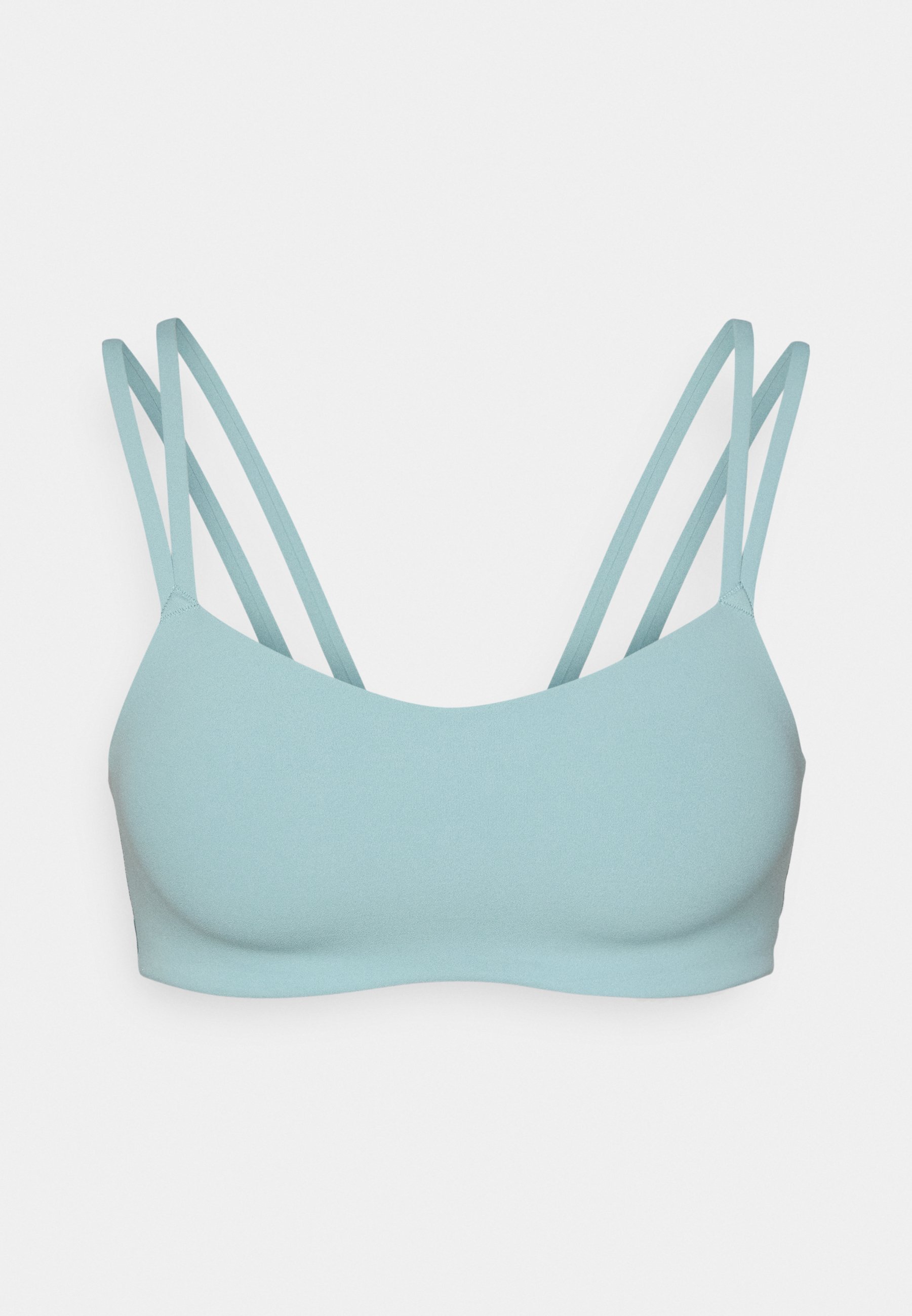 Soutien-gorge de sport Nike Performance ALATE TRACE - Maintien léger - Canon/Blanc