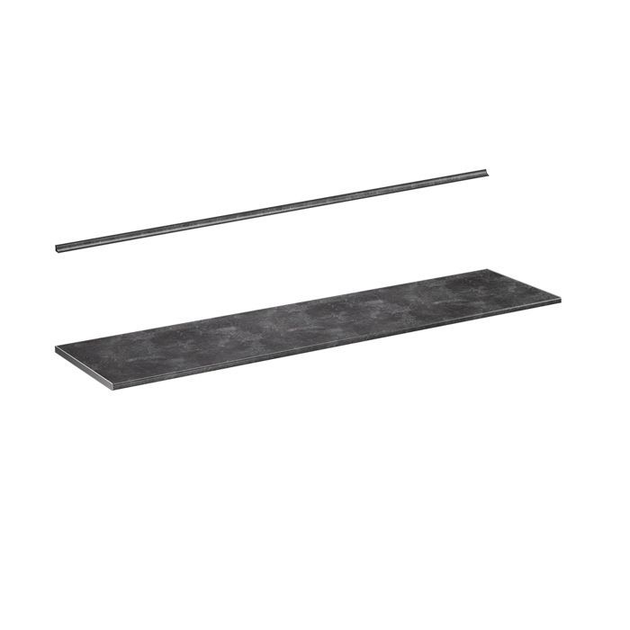 Piano di lavoro da cucina Vicco R-Line 240 cm color antracite (42078)