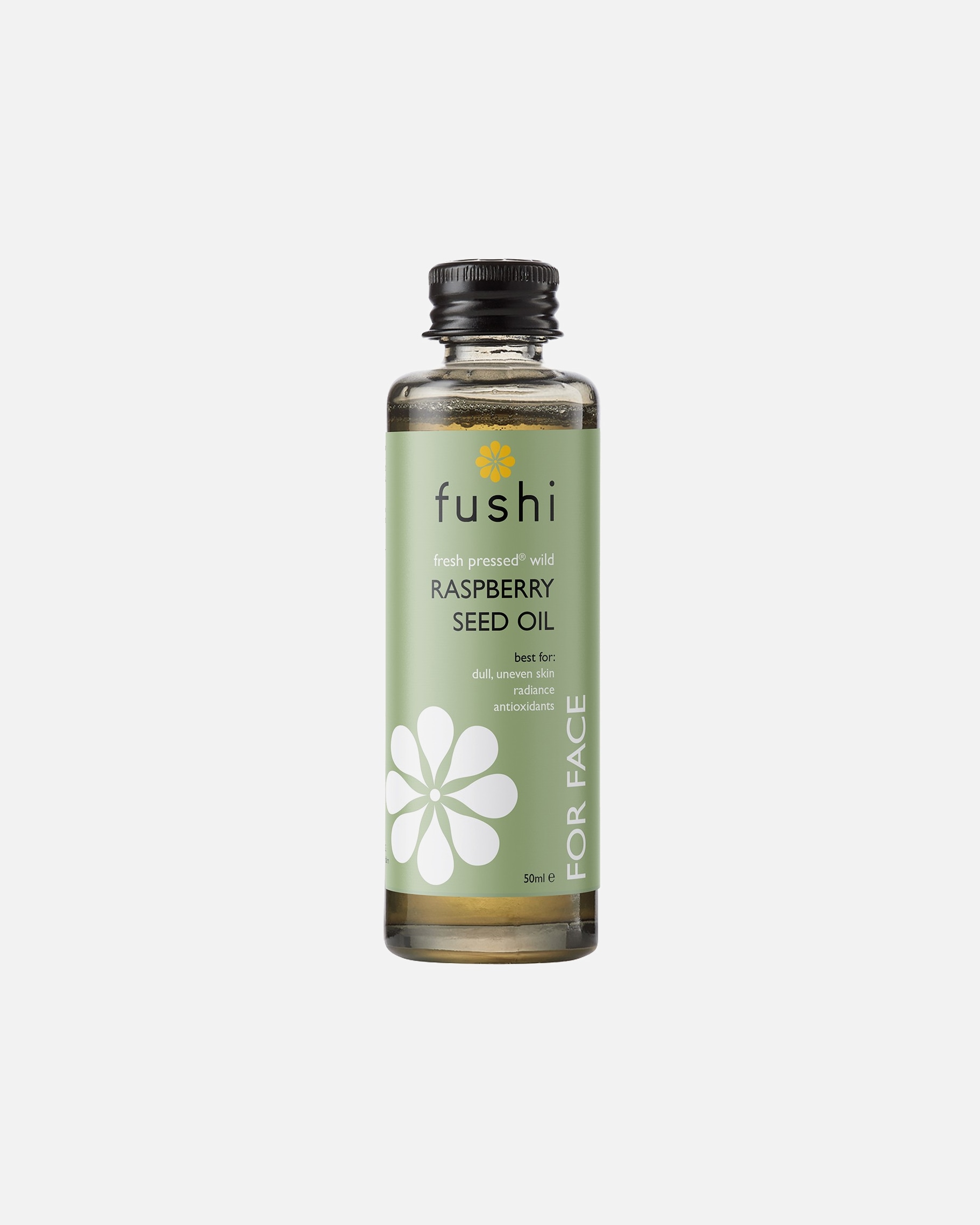 Aceite facial Fushi con aceite de semilla de frambuesa - 50 ml