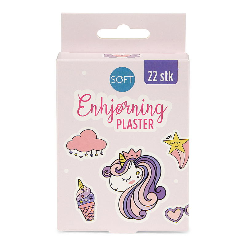Mjukt plåster 22 st. Enhörning