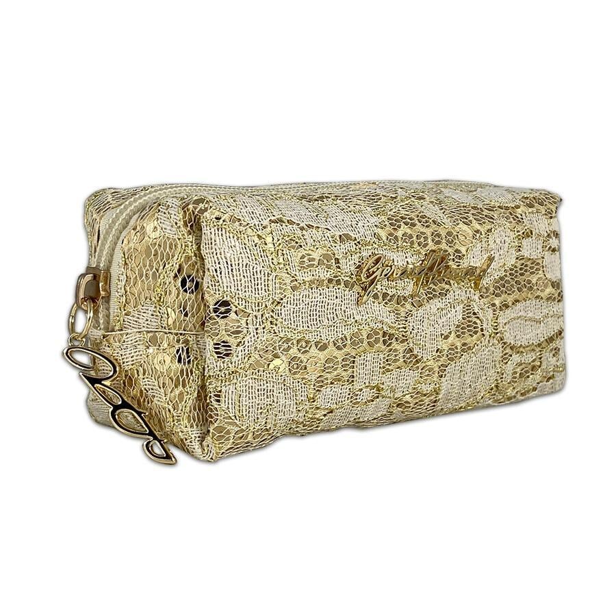 Trousse à cosmétiques Douglas Accessories en dentelle blanche – 1 pièce