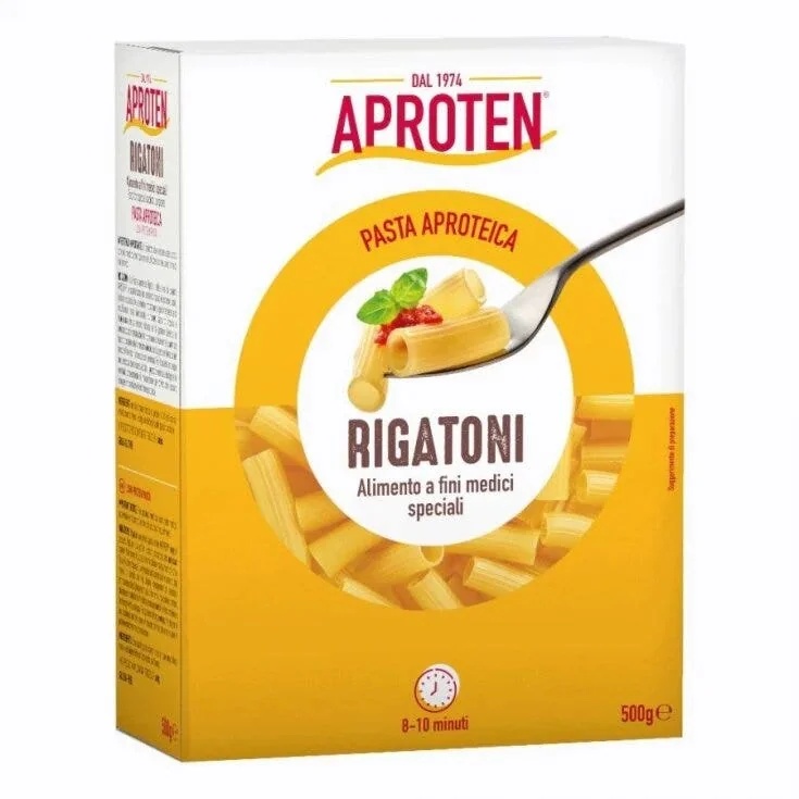 APROTEN Aproten pasta Rigatoni 500 g Fijne medische specials