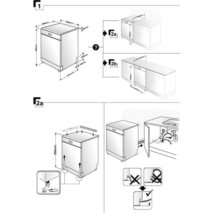 Lave-vaisselle pose libre BEKO Série b100 DVN06430X - 14 couverts - L60cm - 47 dB - Ouverture auto - Inox
