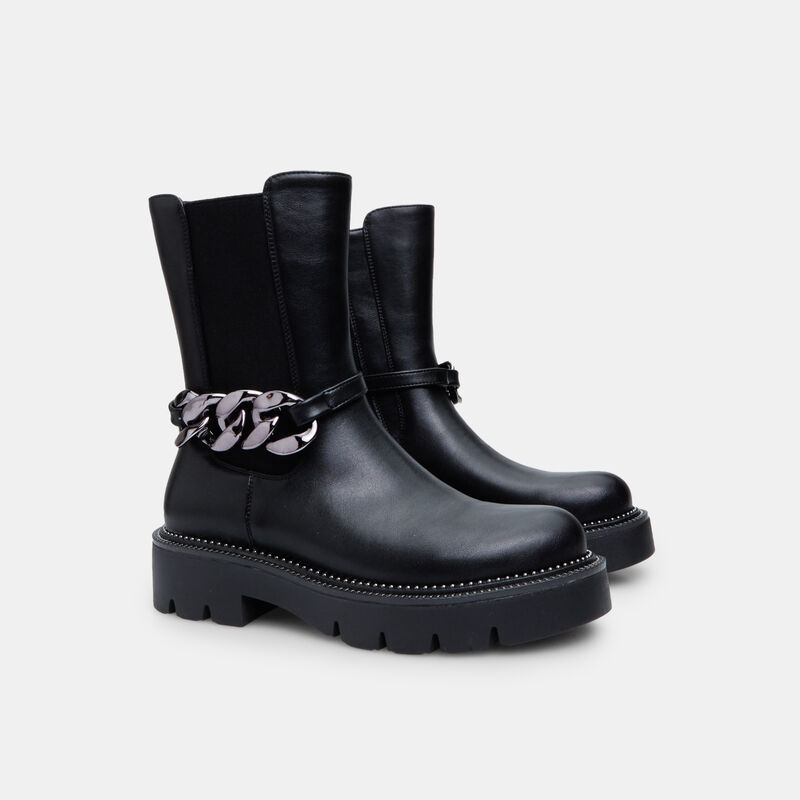 Bata Red Label damskie botki z łańcuszkiem