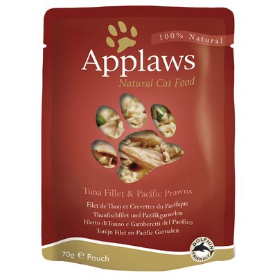 Applaws Adult Katzenfutterbeutel in Brühe 12 x 70 g
