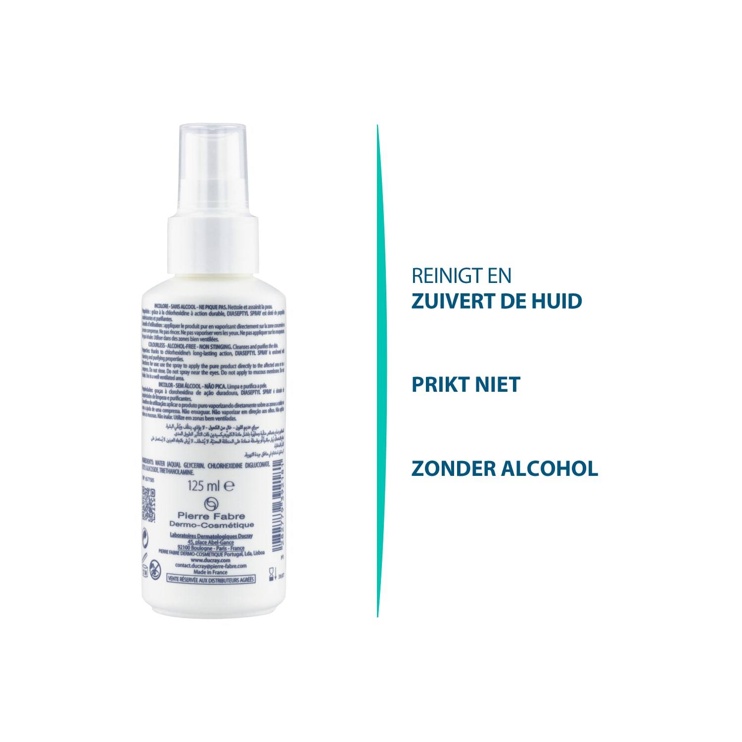 Ducray sprej za telo DIASEPTYL sprej - 125 ml