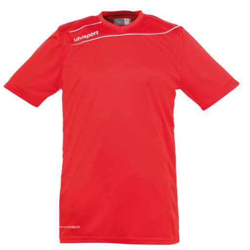  Stream 3.0 Camiseta Mc Rojo/blanco Uhlsport