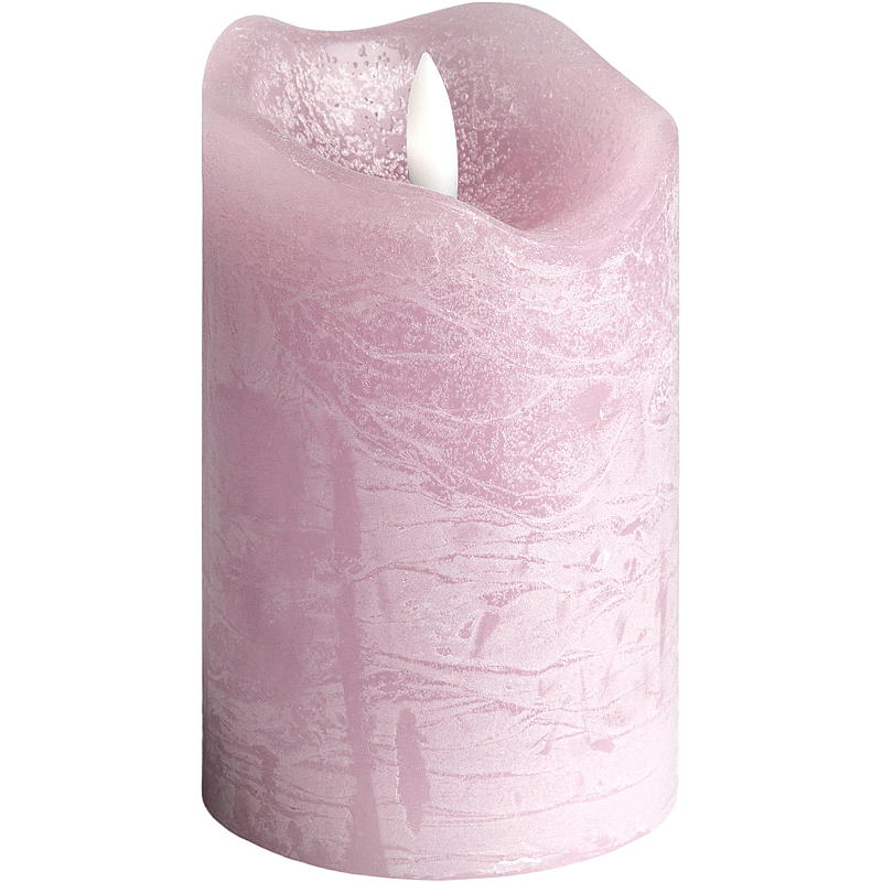 Lámpara cúbica Vie Selected de 12 cm de diámetro y 7,6 cm de alto, LED color lavanda.