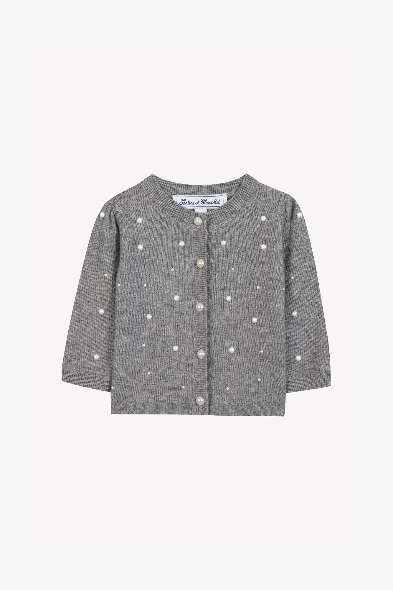 Tartine et Chocolat CARDIGAN - Vest - Grijs