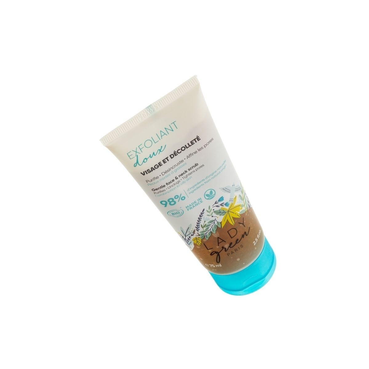 Lady Green Exfoliant doux visage et décolleté