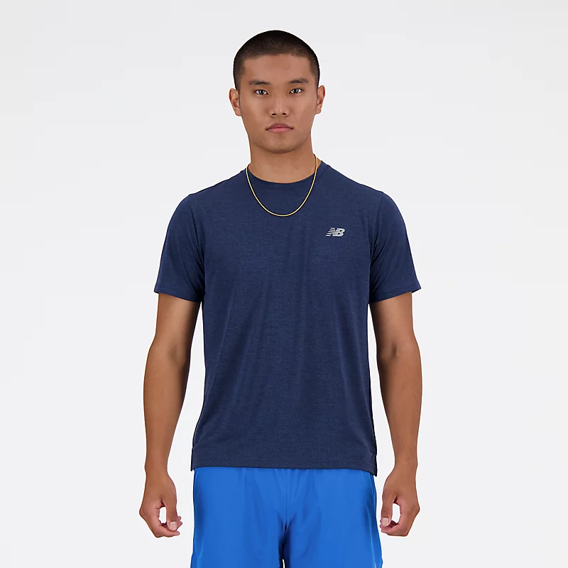 Camiseta esportiva masculina - NB NAVY HEATHER