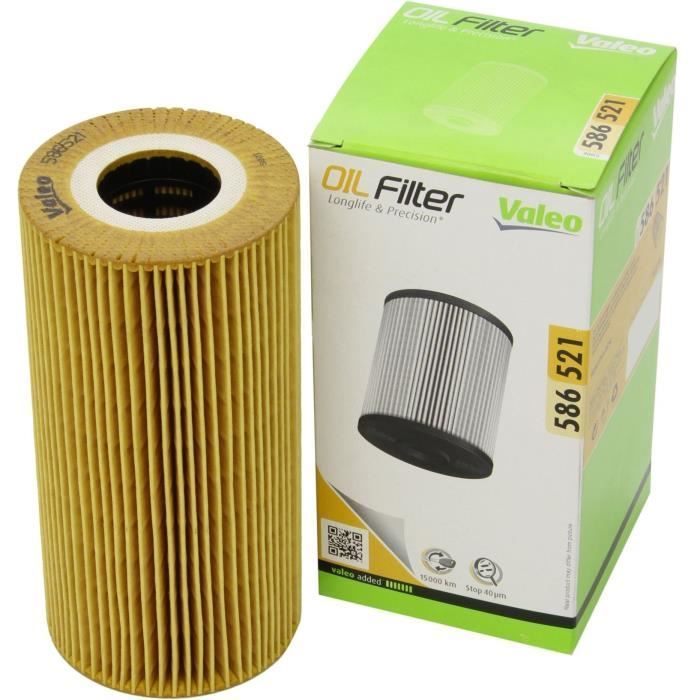 Oil filter - VALEO - 586521 - FLT HUI MERC C-KLASSE C 220 D MERC
