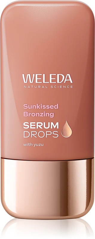 Weleda Serum Drops Sunkissed Bronzing drėkinamasis veido serumas su lengvu įdegio efektu