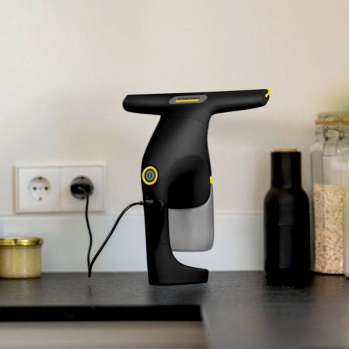 KARCHER WV 1 Compact Extra+ Zwarte Raamreiniger - USB-C Oplader