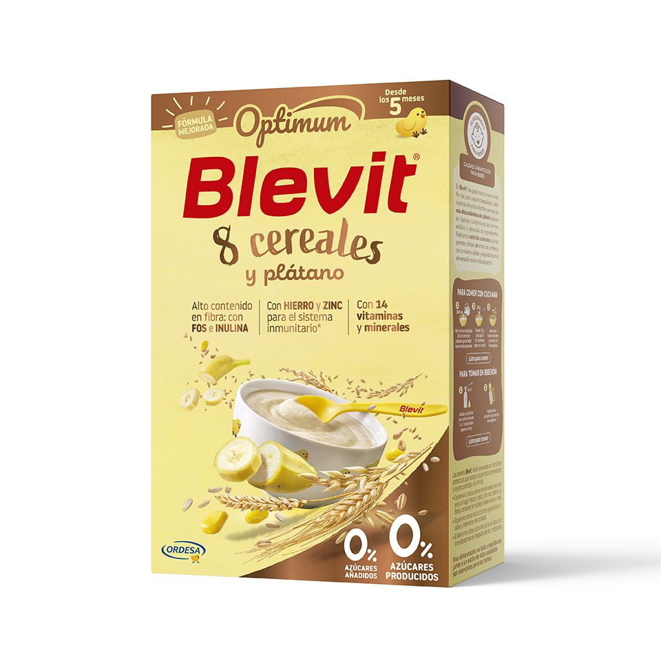 Blevit Optimum 8 žitarica i banana Nastavak mlijeka i hrane