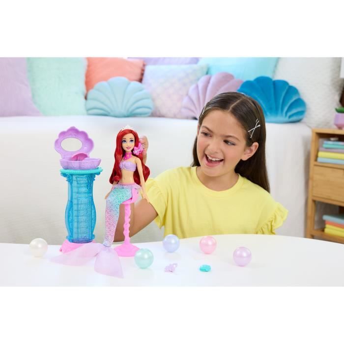 Disney Princesses - Ariel's Secrets of Pearl - Doll and 5 Surprises Gift Set - Ages 3+ - JBF86