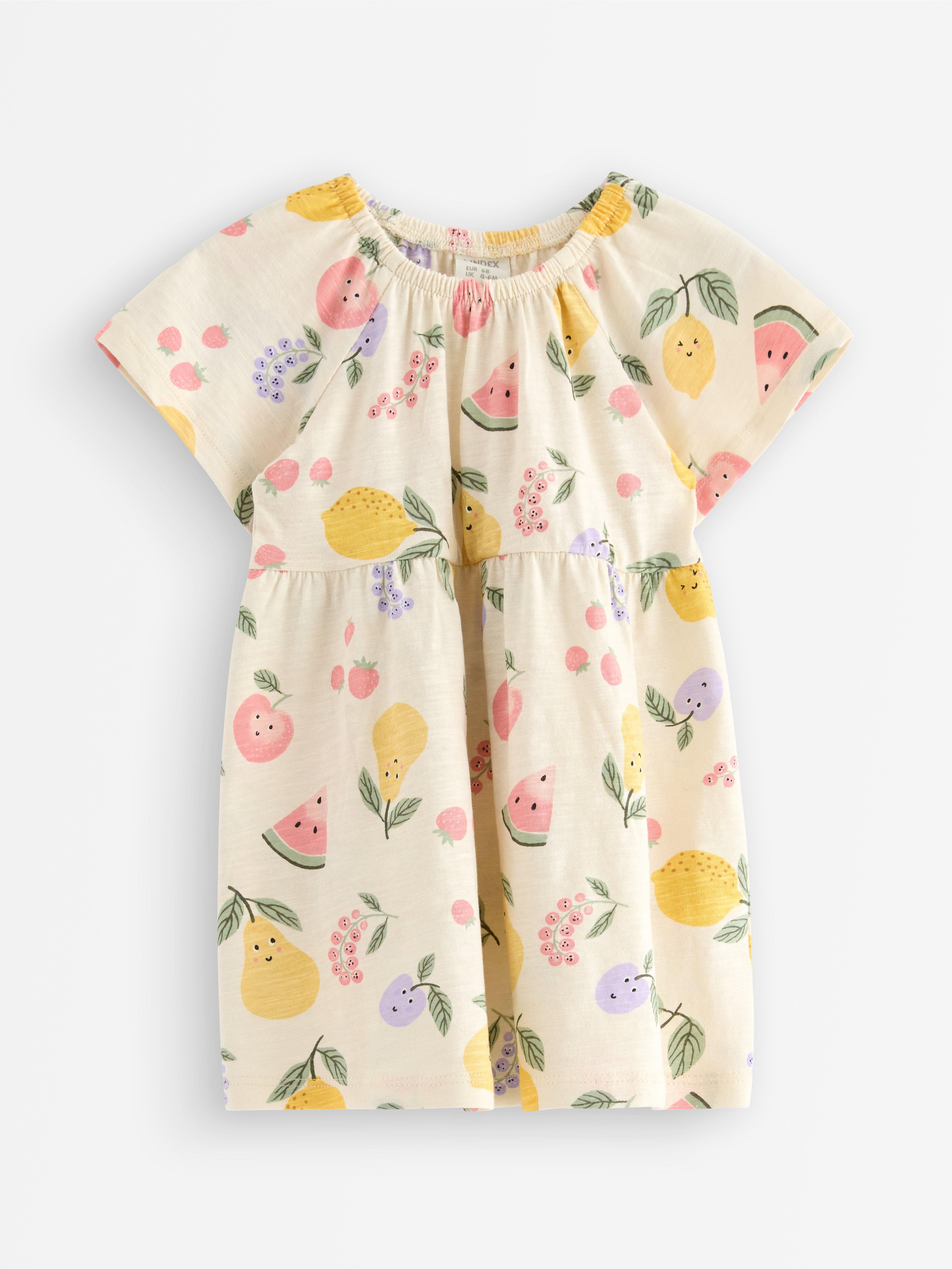 Robe à manches courtes beige clair