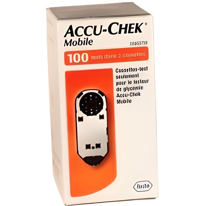 Cassette de tiras reactivas Accu Chek Mobile