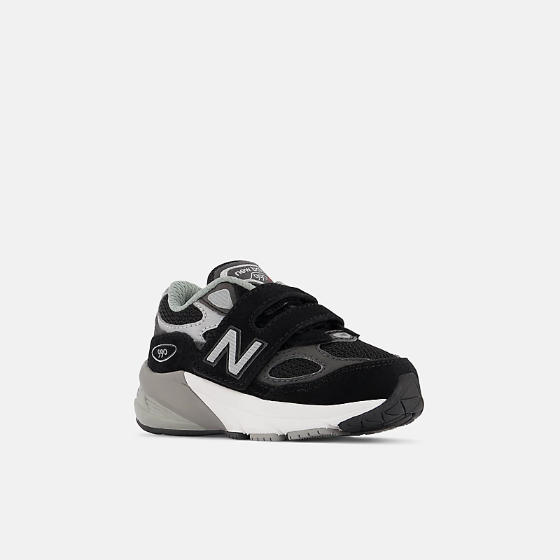Child 990v6 Klettverschluss – Schwarz mit Silber