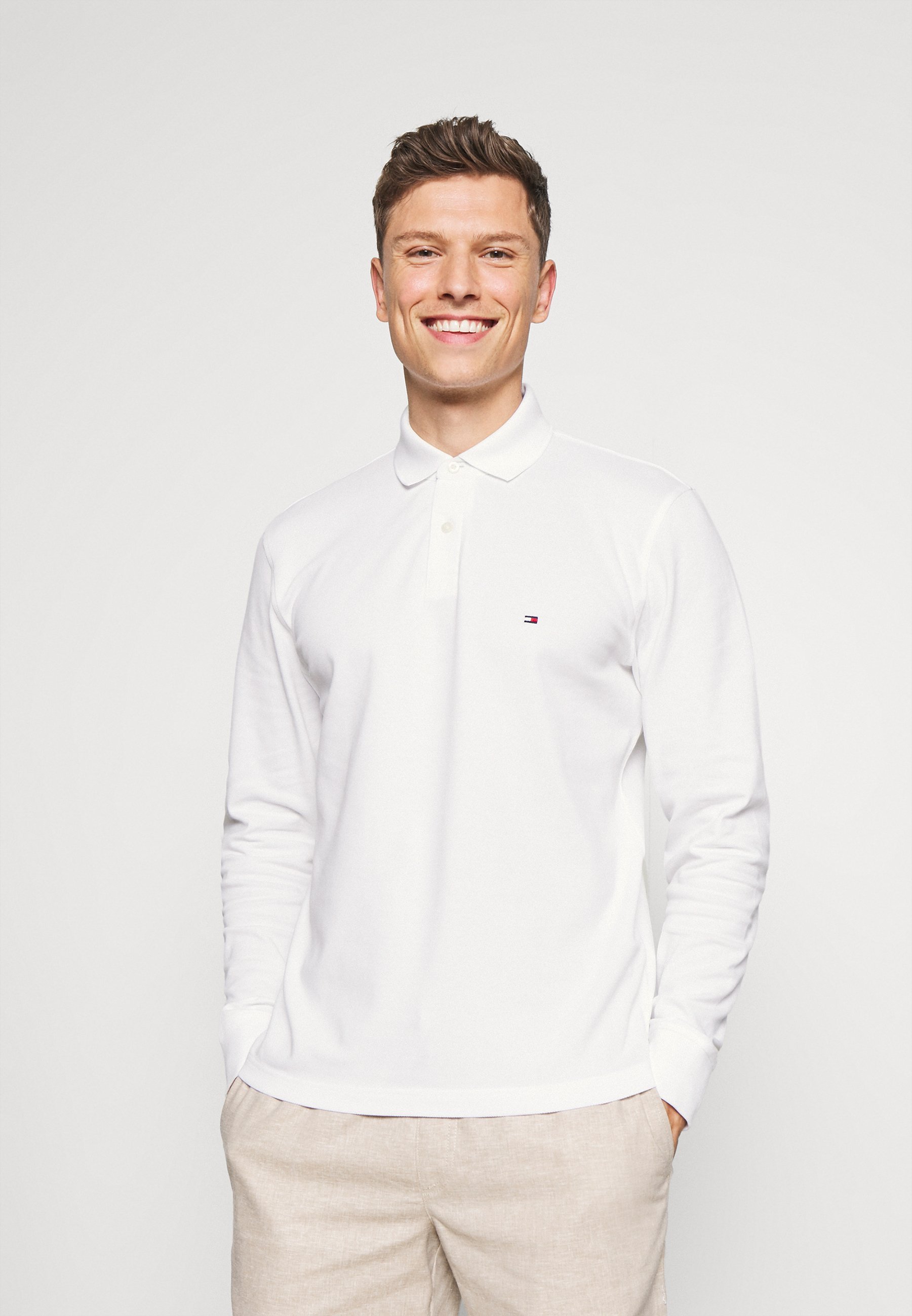 Tommy Hilfiger REGULAR - Langarmshirt - weiß